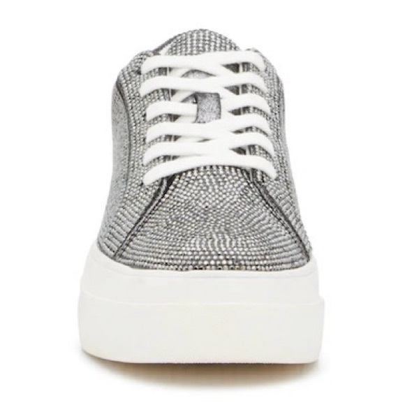 Jessica Simpson Anthracite Charcoal Cherello 2 Platform Sneakers Size 9.5 - Picture 4 of 15